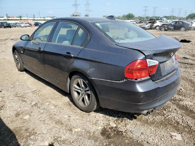 WBAVC73518KX90497 - 2008 BMW 328 XI SULEV CHARCOAL photo 2