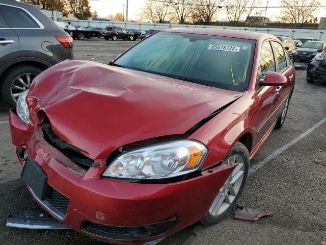 2G1WC5E33E1148178 - 2014 CHEVROLET IMPALA LIM LTZ RED photo 2