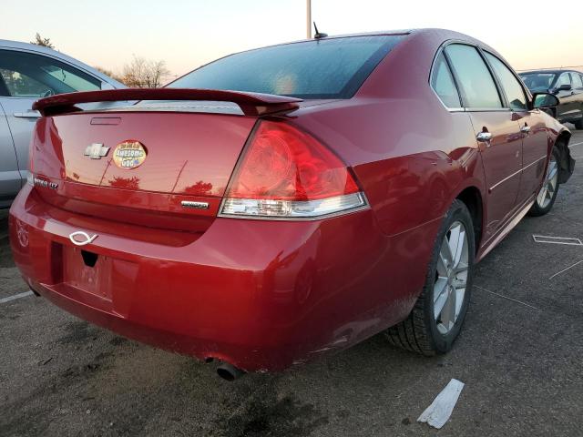 2G1WC5E33E1148178 - 2014 CHEVROLET IMPALA LIM LTZ RED photo 4