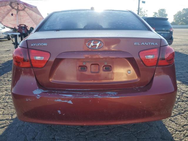 KMHDU46D68U299260 - 2008 HYUNDAI ELANTRA GLS RED photo 6