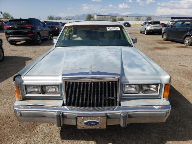 1LNBM82FXKY770560 - 1989 LINCOLN TOWN CAR SIGNATURE TEAL photo 5