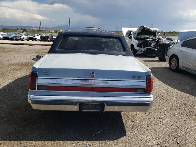 1LNBM82FXKY770560 - 1989 LINCOLN TOWN CAR SIGNATURE TEAL photo 6