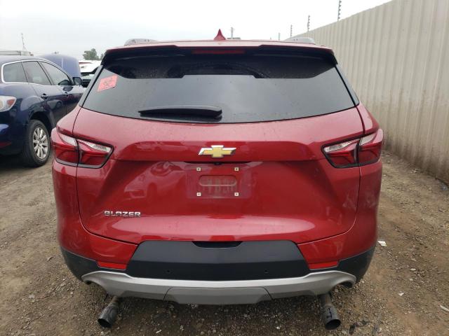 3GNKBBRA7LS588199 - 2020 CHEVROLET BLAZER 1LT RED photo 6