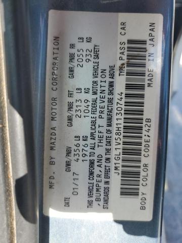 JM1GL1V58H1130744 - 2017 MAZDA 6 TOURING 蓝色 照片 12