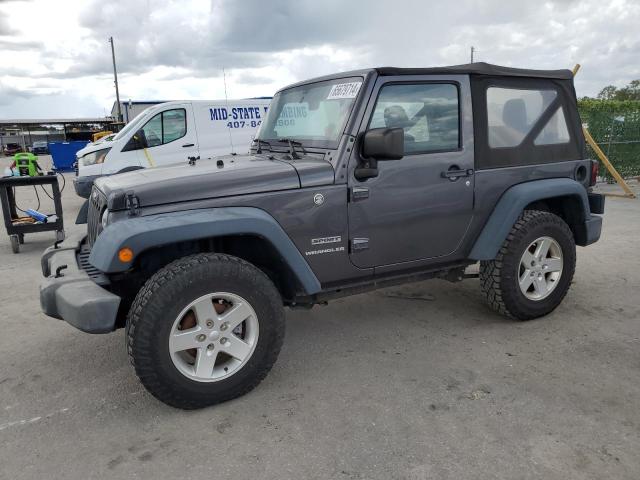 1C4AJWAGXGL325165 - 2016 JEEP WRANGLER SPORT CHARCOAL photo 1