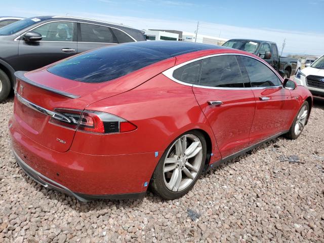 5YJSA1CP8DFP09738 - 2013 TESLA MODEL S Qırmızı foto 3