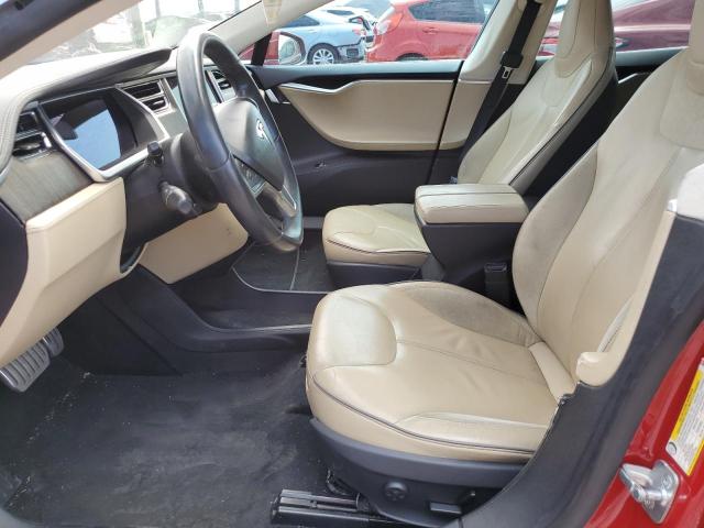 5YJSA1CP8DFP09738 - 2013 TESLA MODEL S Qırmızı foto 7
