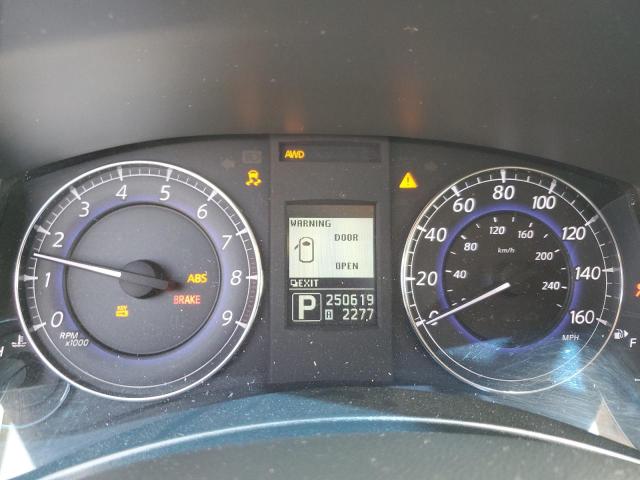 JN1AJ0HR1CM451829 - 2012 INFINITI EX35 BASE Մոխրագույն լուսանկար 9