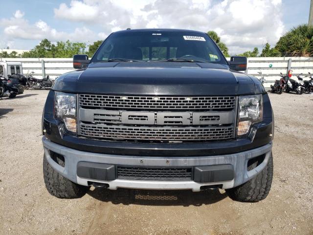 1FTFW1R65BFA06186 - 2011 FORD F150 SVT RAPTOR BLACK photo 5