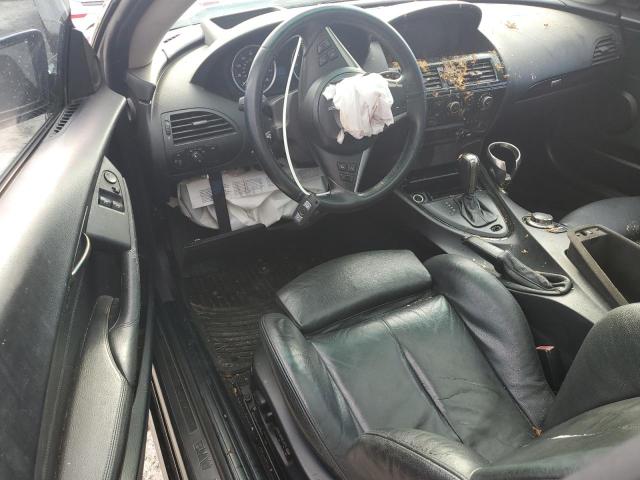 WBAEH13426CR49606 - 2006 BMW 650 I BLACK photo 8
