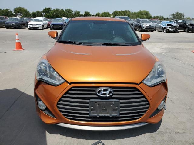 KMHTC6AE1DU167026 - 2013 HYUNDAI VELOSTER TURBO ORANGE photo 5