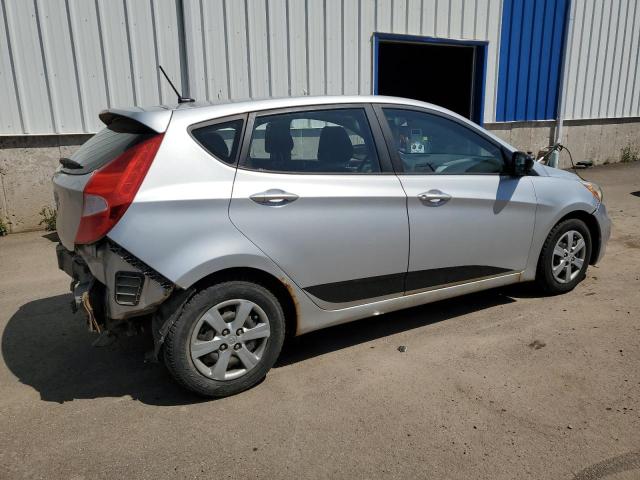 KMHCT5AE5FU220291 - 2015 HYUNDAI ACCENT GS SILVER photo 3