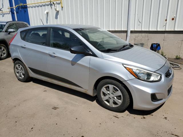 KMHCT5AE5FU220291 - 2015 HYUNDAI ACCENT GS SILVER photo 4