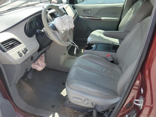 5TDYK3DC3DS368520 - 2013 TOYOTA SIENNA XLE მუქწითელი ფოტო 7