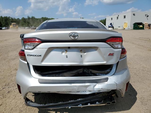 5YFB4MBE7NP126608 - 2022 TOYOTA COROLLA SE SILVER photo 6