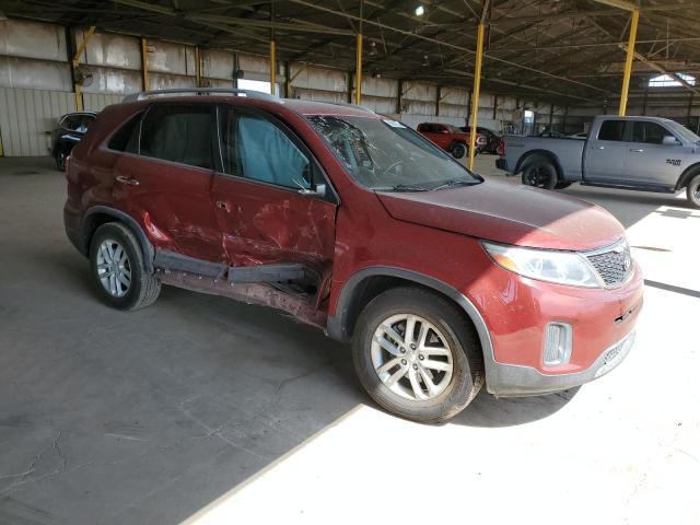 5XYKT4A73FG553568 - 2015 KIA SORENTO LX RED photo 4