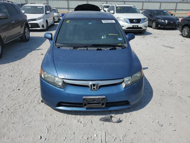 1HGFA16856L148910 - 2006 HONDA CIVIC EX BLUE photo 5