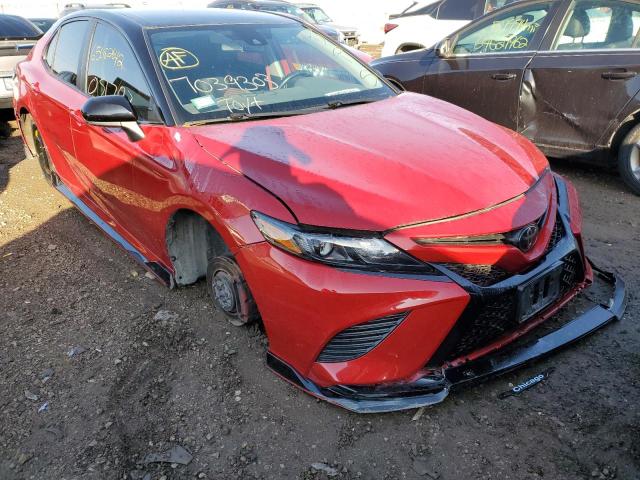 4T1NZ1AK4LU046490 - 2020 TOYOTA CAMRY TRD RED photo 1