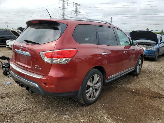 5N1AR2MM8DC643358 - 2013 NISSAN PATHFINDER S RED photo 3