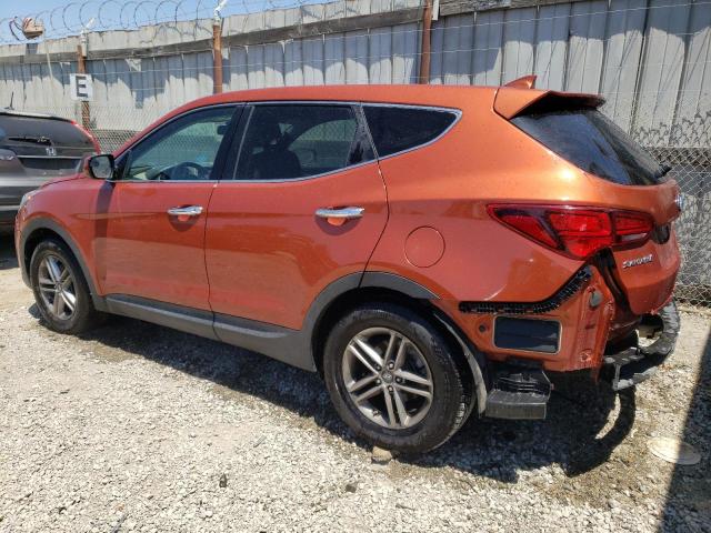 5XYZT3LB5HG449113 - 2017 HYUNDAI SANTA FE S ORANGE photo 2