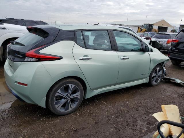 1N4AZ1CPXKC305196 - 2019 NISSAN LEAF S GREEN photo 3