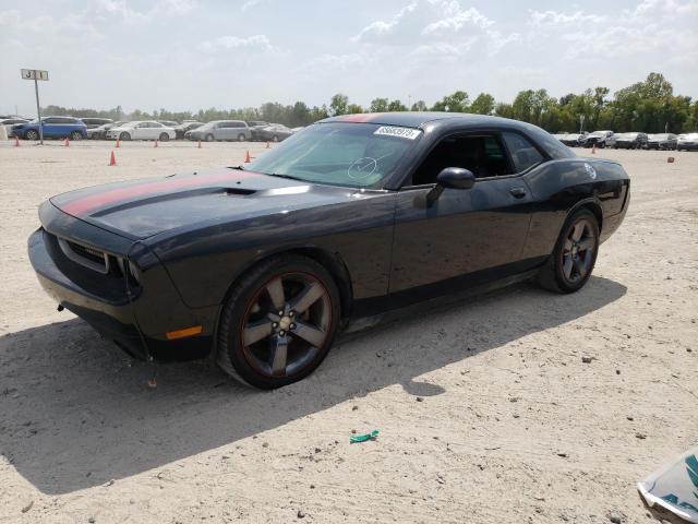 2C3CDYAG5CH240581 - 2012 DODGE CHALLENGER SXT BLACK photo 1