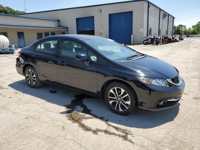19XFB2F94DE238789 - 2013 HONDA CIVIC EXL BLACK photo 4