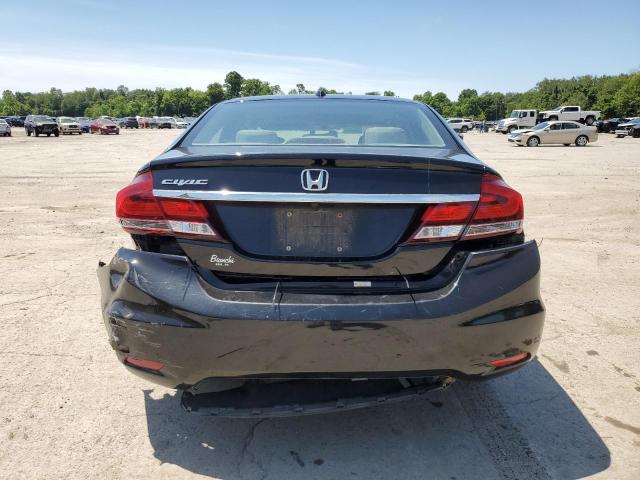 19XFB2F94DE238789 - 2013 HONDA CIVIC EXL BLACK photo 6