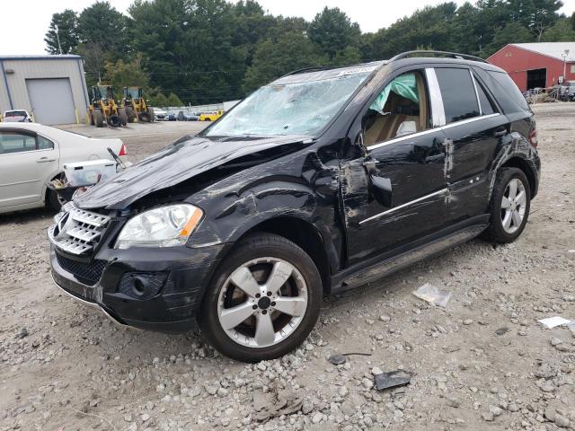 4JGBB8GBXBA640122 - 2011 MERCEDES-BENZ ML 350 4MATIC BLACK photo 1