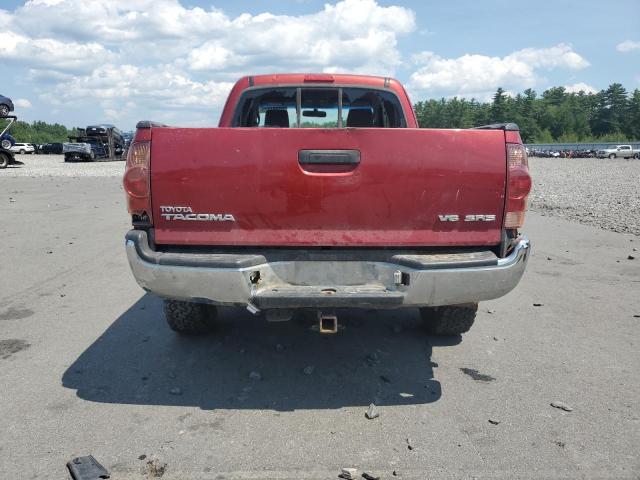 5TEUU42N67Z323808 - 2007 TOYOTA TACOMA ACCESS CAB MAROON photo 6