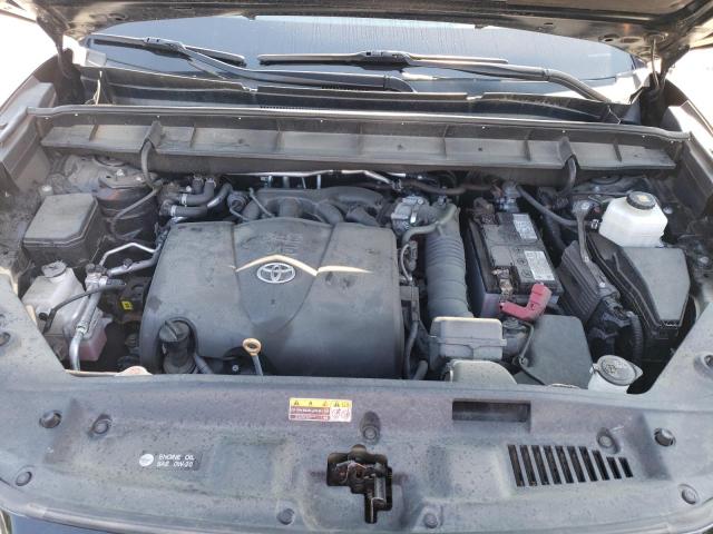 5TDGZRBH7LS022851 - 2020 TOYOTA HIGHLANDER XLE BLACK photo 12