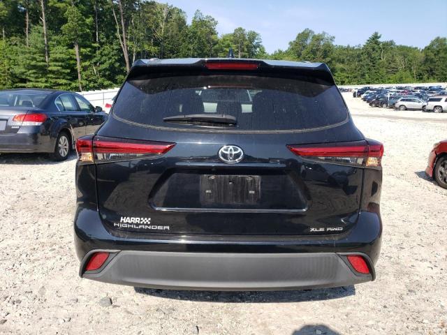 5TDGZRBH7LS022851 - 2020 TOYOTA HIGHLANDER XLE BLACK photo 6