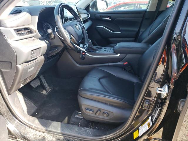 5TDGZRBH7LS022851 - 2020 TOYOTA HIGHLANDER XLE BLACK photo 7