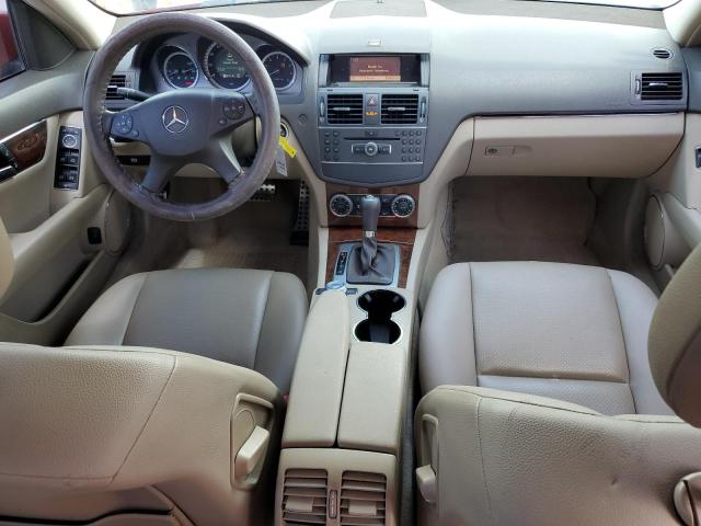WDDGF5EB5BA527197 - 2011 MERCEDES-BENZ C 300 Червоний фото 8