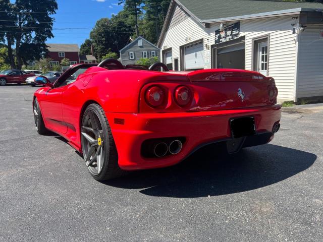 ZFFYT53AX20128438 - 2002 FERRARI 360 SPIDER RED photo 3