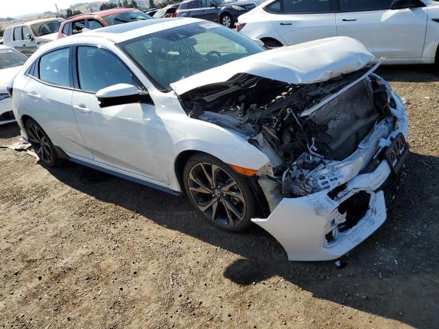 SHHFK7H96KU415696 - 2019 HONDA CIVIC SPORT TOURING WHITE photo 4