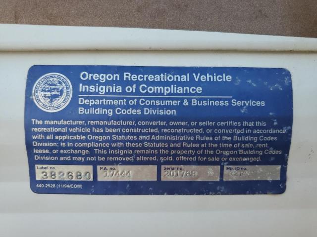 4YDT25F2377201788 - 2007 KEYSTONE HORNET WHITE photo 8