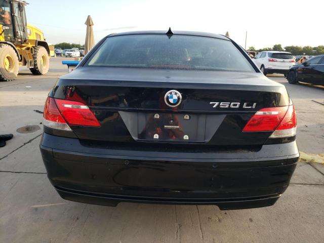 WBAHN83578DT84225 - 2008 BMW 750 LI BLACK photo 6