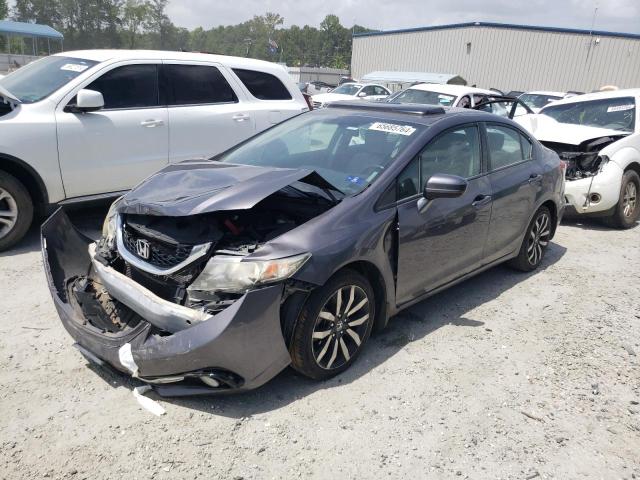 19XFB2F93FE087754 - 2015 HONDA CIVIC EXL 银色 照片 1