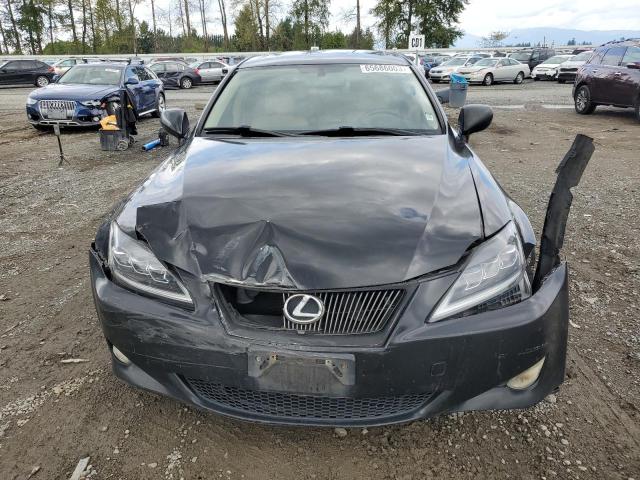 JTHBE262775013984 - 2007 LEXUS IS 350 BLACK photo 5