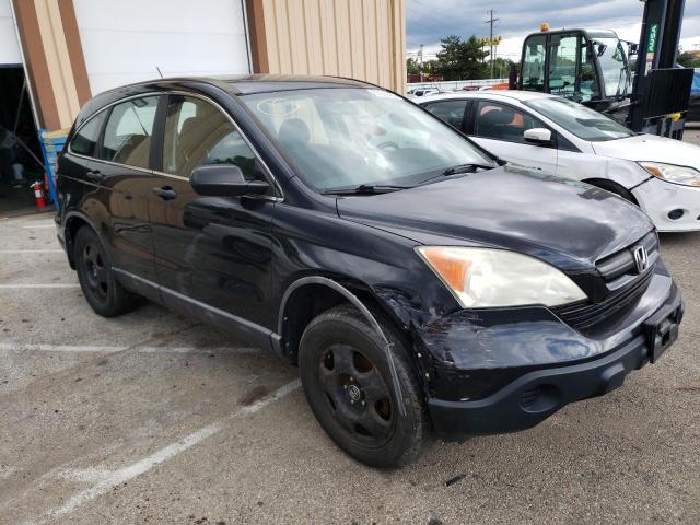 5J6RE48368L027688 - 2008 HONDA CR-V LX BLACK photo 4