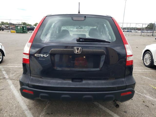 5J6RE48368L027688 - 2008 HONDA CR-V LX BLACK photo 6