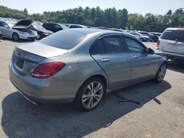 55SWF4KB4FU032361 - 2015 MERCEDES-BENZ C 300 4MATIC GRAY photo 3