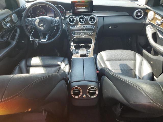 55SWF4KB4FU032361 - 2015 MERCEDES-BENZ C 300 4MATIC GRAY photo 8