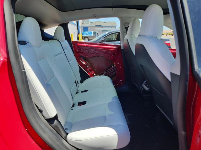 7SAYGDEE4NF430586 - 2022 TESLA MODEL Y 红色 照片 10