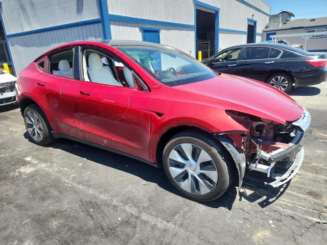 7SAYGDEE4NF430586 - 2022 TESLA MODEL Y 红色 照片 4