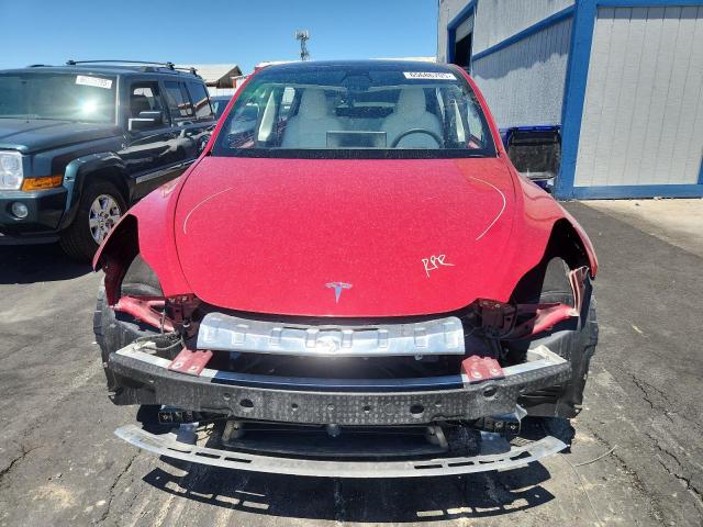 7SAYGDEE4NF430586 - 2022 TESLA MODEL Y 红色 照片 5