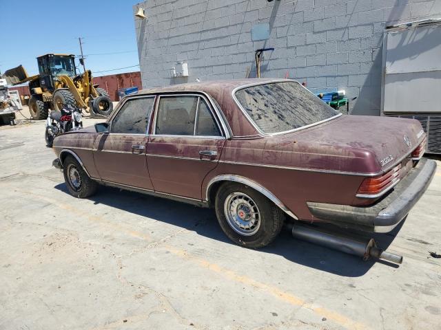 WDBAB33C8FA192517 - 1985 MERCEDES-BENZ 300-CLASS DT BURGUNDY photo 2