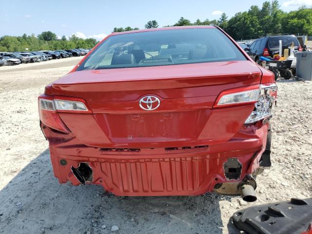 4T1BF1FK9CU510605 - 2012 TOYOTA CAMRY BASE RED photo 6