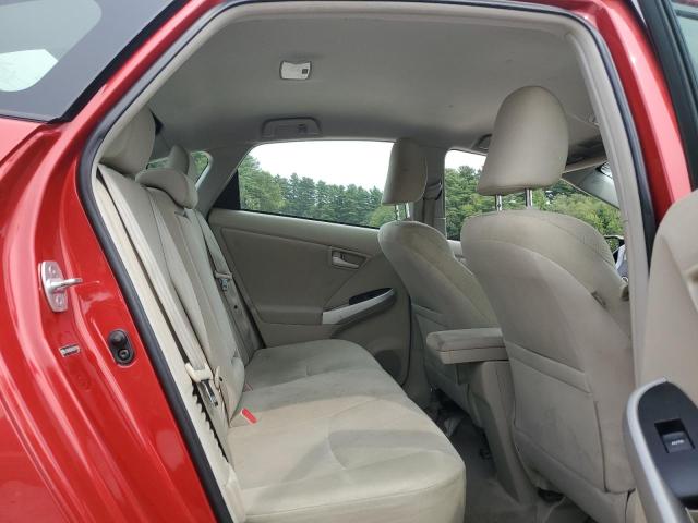 JTDKN3DU5B5311406 - 2011 TOYOTA PRIUS RED photo 10